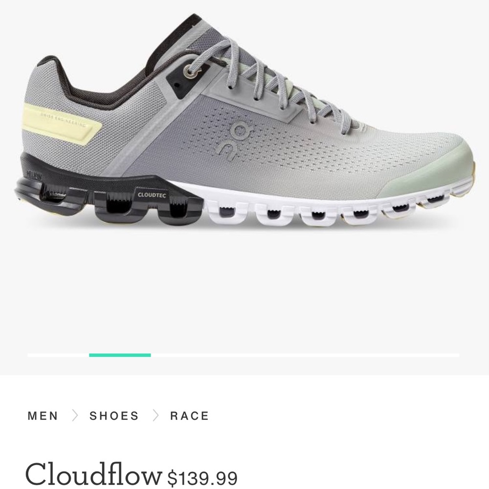 Men’s Onclouds : Cloudflow Alloy | Magnet **NEW WITH TAGS**